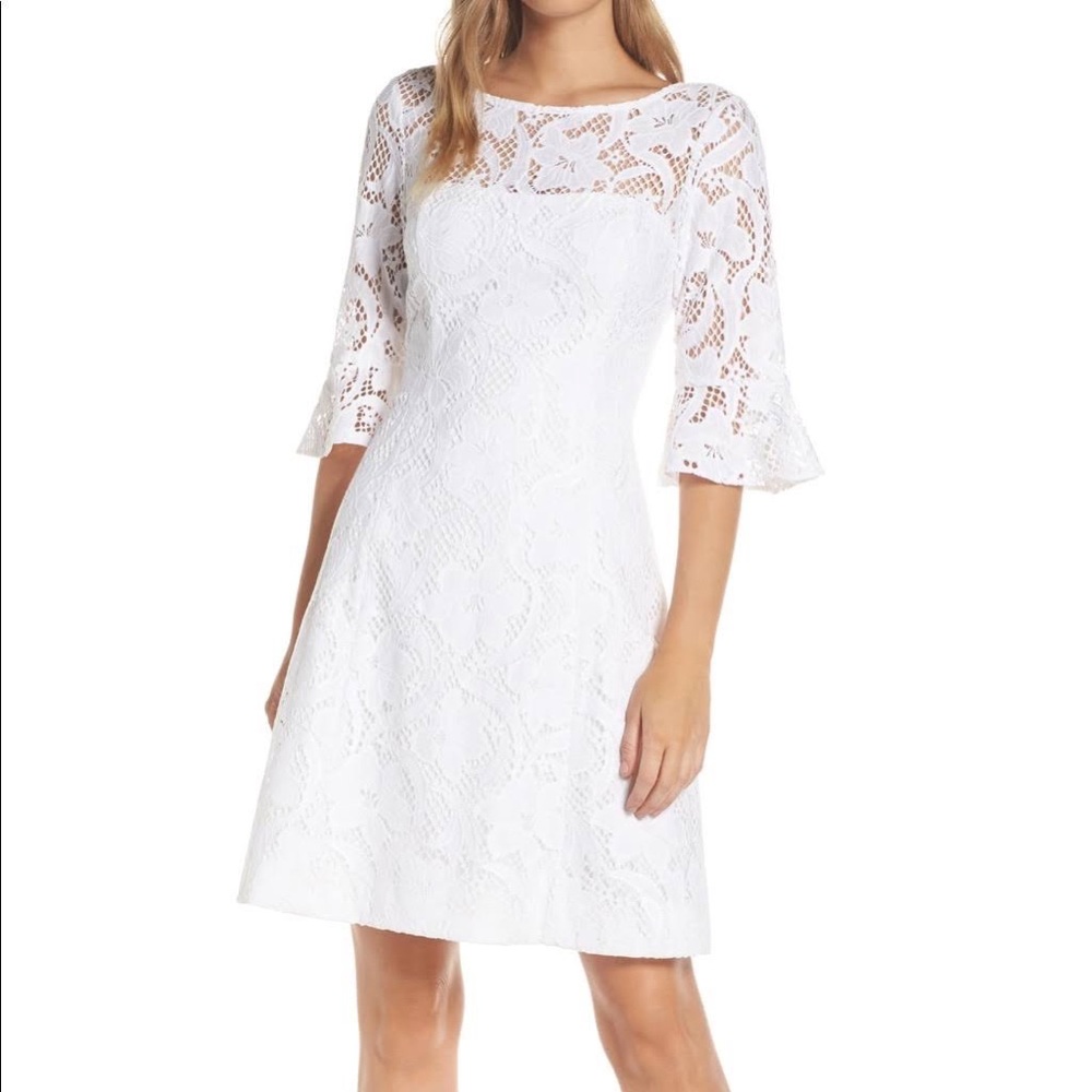 Lilly Pulitzer Allyson White Lace Dress